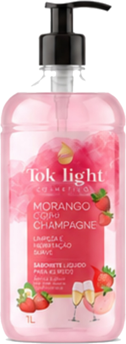Sabonete líquido Tok Light Morango com Champagne 1 litro