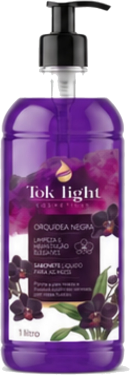 Sabonete líquido Tok Light Orquídea Negra 1 litro